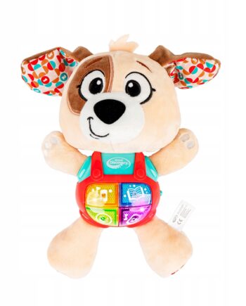 DUMEL SPRYTNY PIESEK MÓWI PO POLSKU 4 AKTYWNE PRZYCISKI NA BRZUSZKU 12M+