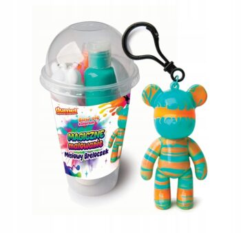 DUMEL MAGICZNE MALOWANIE MISIOWY BRELOCZEK FARBKI 2X30ML