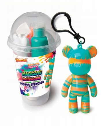 DUMEL MAGICZNE MALOWANIE MISIOWY BRELOCZEK FARBKI 2X30ML