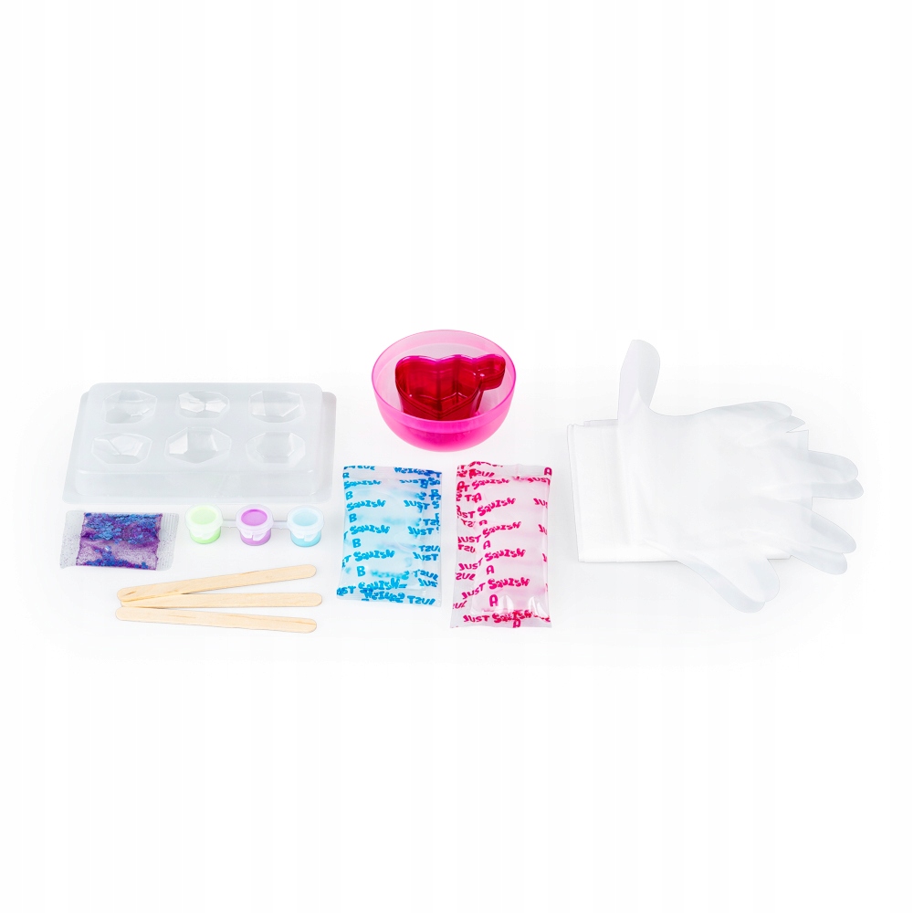 DUMEL ART SQUISHY KREATYWNY ZESTAW KAMIENIE FLUO ZRÓB TO SAM