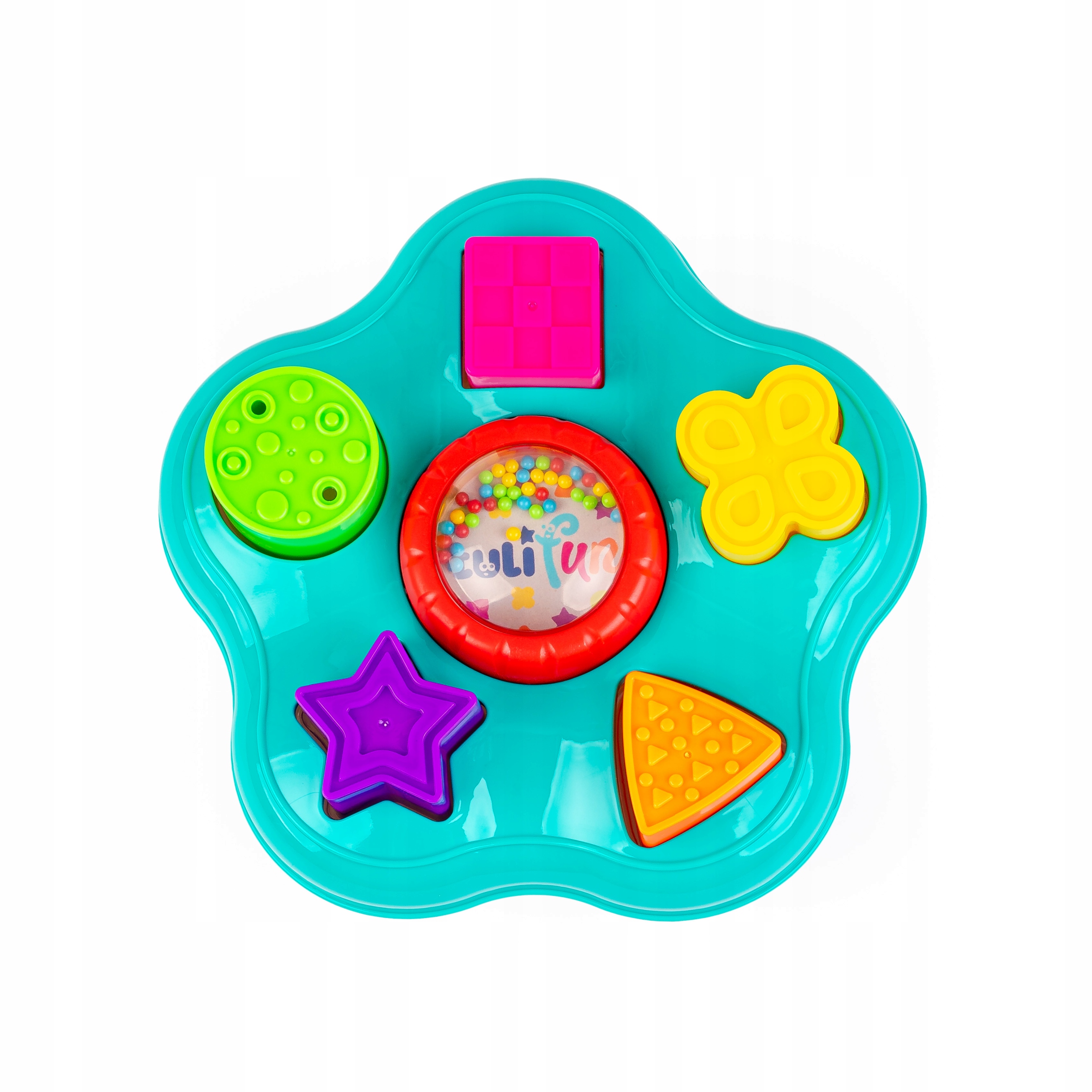 TULIFUN KWIATEK SORTER KSZTAŁTÓW 5 KLOCKÓW 12M+