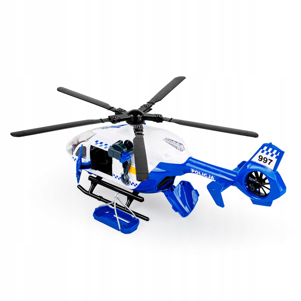 DUMEL FLOTA MIEJSKA HELIKOPTER POLICYJNY ŚWIATEŁKA DŹWIĘKI OBRACANE ŚMIGŁA