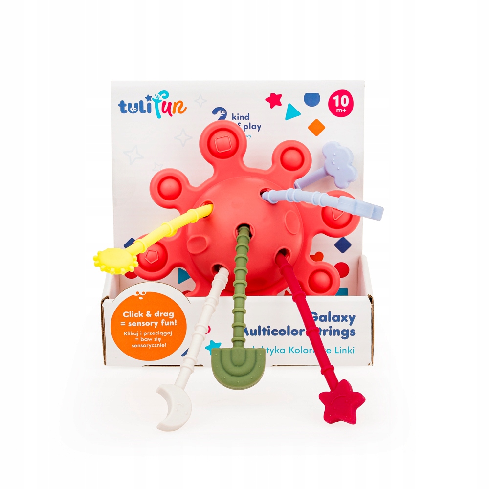 TULIFUN ZABAWKA SENSORYCZNA GALAKTYKA KOLOROWE LINKI 10M+
