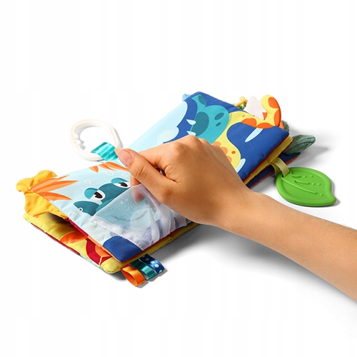 BABYONO KSIĄŻECZKA EDUKACYJNA SENSORYCZNA MIĘKKA WYCIECZKA DO LASU 0M+