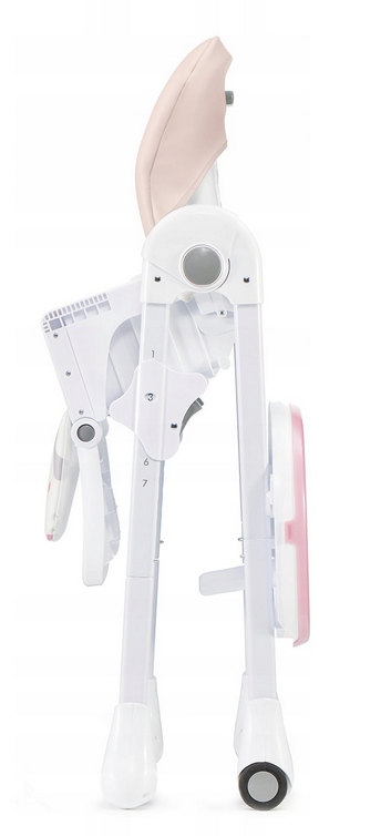 KINDERKRAFT KRZESEŁKO DO KARMIENIA DLA DZIECI YUMMY RÓŻOWE SKŁADANE