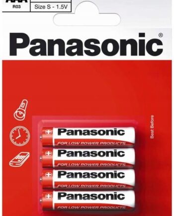 PANASONIC BATERIE CYNKOWO-WĘGLOWE R03 AAA 4 SZTUKI