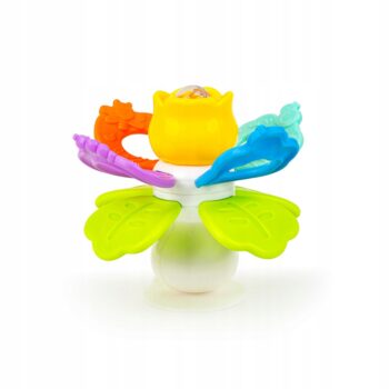 DUMEL TERKOCZĄCY OGRÓD Z PRZYSSAWKĄ KOLOROWY GRZECHOTKA GRYZAK 3M+