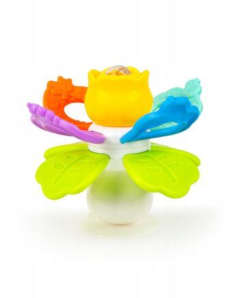 DUMEL TERKOCZĄCY OGRÓD Z PRZYSSAWKĄ KOLOROWY GRZECHOTKA GRYZAK 3M+