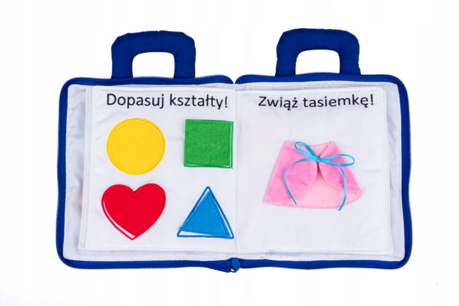 JOLLY BABY KSIĄŻKA KSIĄŻECZKA MALUCHA SENSORYCZNA RUCHOME ELEMENTY 10M+
