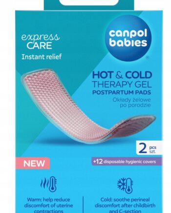 CANPOL OKŁADY ŻELOWE PO PORODZIE DO TERAPII CIEPŁEM I ZIMNEM 2 SZTUKI