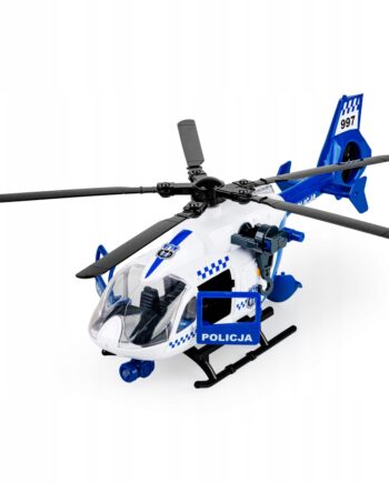 DUMEL FLOTA MIEJSKA HELIKOPTER POLICYJNY ŚWIATEŁKA DŹWIĘKI OBRACANE ŚMIGŁA