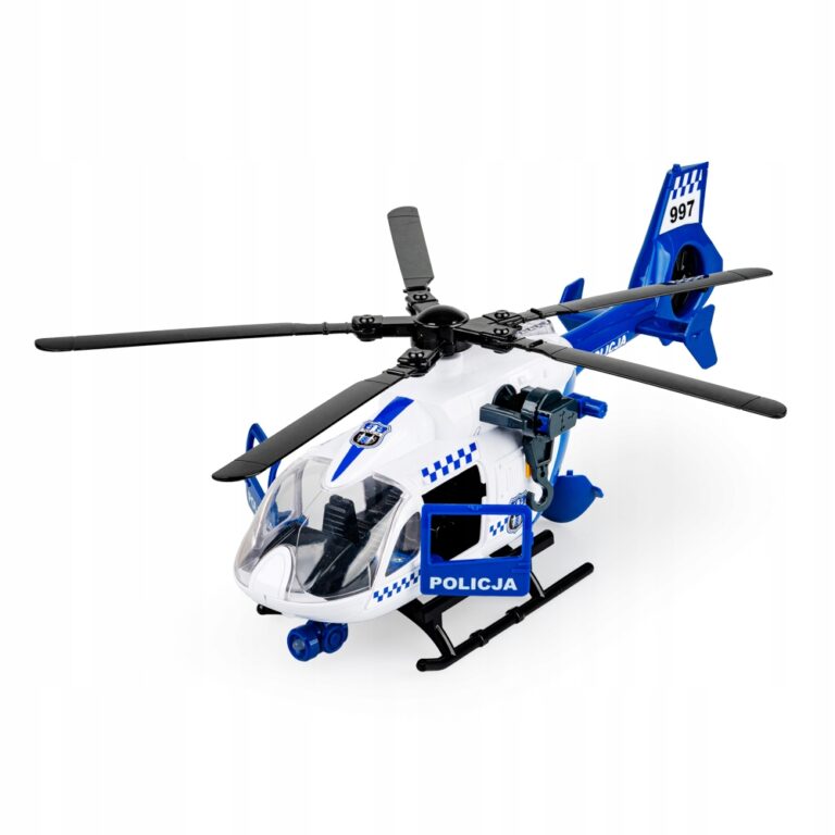 DUMEL FLOTA MIEJSKA HELIKOPTER POLICYJNY ŚWIATEŁKA DŹWIĘKI OBRACANE ŚMIGŁA