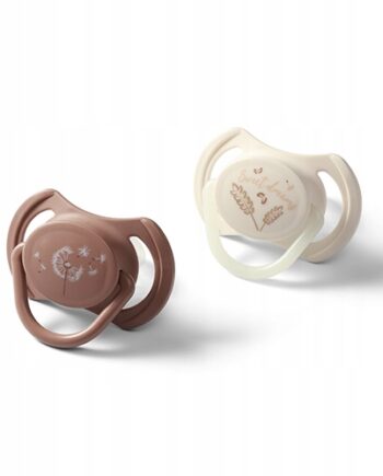 BABYONO SMOCZEK SYMETRYCZNY ŚWIECĄCY SILIKONOWY 18M+ 2 SZTUKI