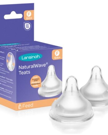 LANSINOH Smoczki NaturalWave o szybkim 6m+ przepływie F