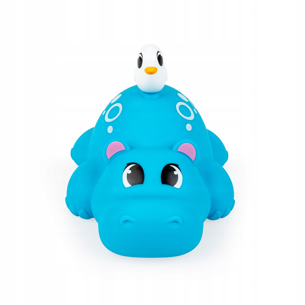 DUMEL ZABAWKA WODNY HIPOPOTAM RZUCANIE OBRĘCZAMI W ZESTAWIE 4 OBRĘCZE