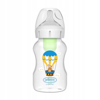 DR BROWN'S BUTELKA SZEROKA 330ML OPTIONS KRÓLIK Z BALONAMI SMOCZEK 3M+