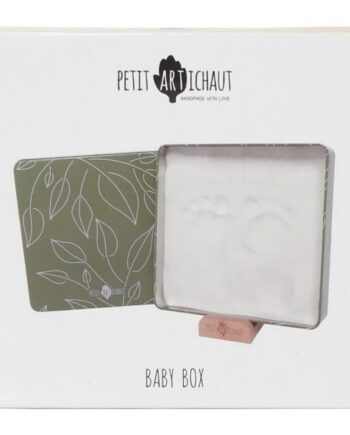 PETIT ARTICHAUT PUDEŁKO KWADRATOWE NA ODCISK RĄCZKI NÓŻKI LIŚCIE