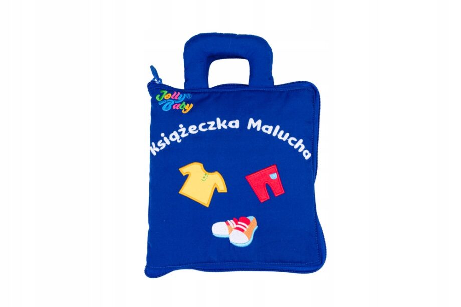 JOLLY BABY KSIĄŻKA KSIĄŻECZKA MALUCHA SENSORYCZNA RUCHOME ELEMENTY 10M+