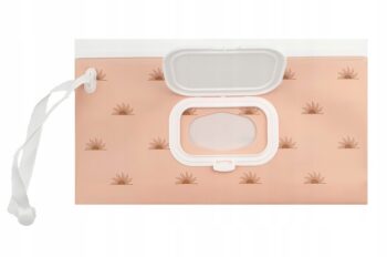 BOCIOLAND ETUI NA CHUSTECZKI NAWILŻANE SZCZELNE ZAMKNIĘCIE RÓŻ