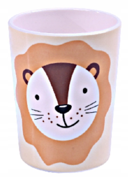 BOCIOLAND ZESTAW NACZYŃ Z MELAMINY DLA DZIECI 5 ELEMENTÓW LEW