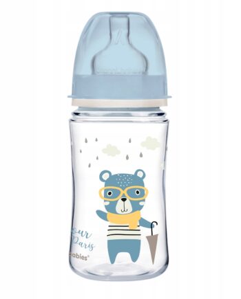 CANPOL Butelka szeroka antyk. 240ml BONJOUR PARIS