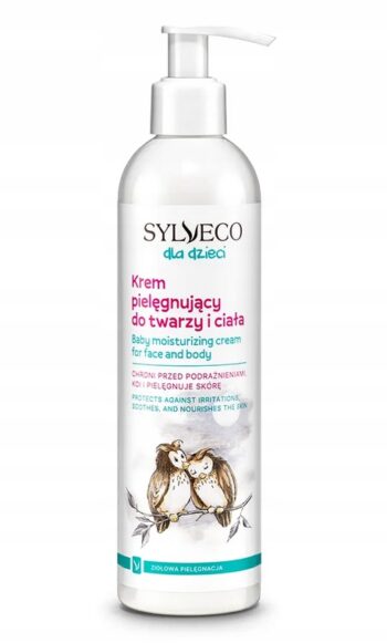 SYLVECO KREM NATURALNY PIELĘGNUJĄCY DO TWARZY I CIAŁA DLA DZIECI 6M+ 300ML