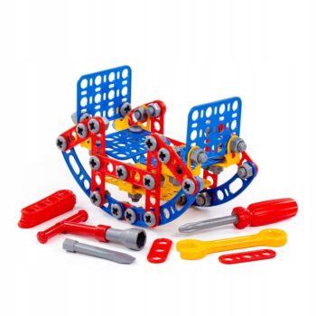 POLESIE KLOCKI KONSTRUKCYJNE ZESTAW WYNALAZCA HUŚTAWKA 121 ELEMENTÓW