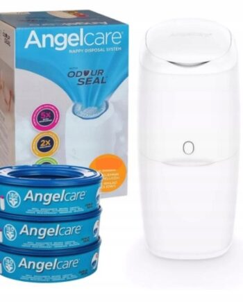 ANGELCARE Pojemnik kosz na pieluchy + 3 wkłady