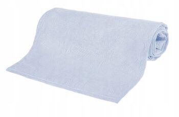 BOCIOLAND PIELUSZKA BAMBUSOWA OTULACZ 120x120 NIEBIESKA