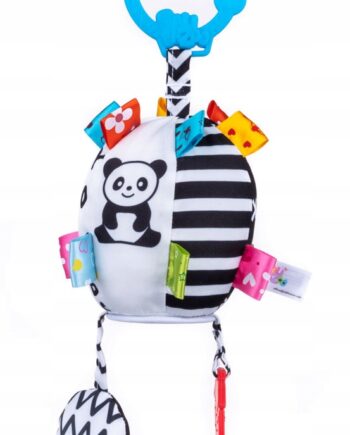 BALIBAZOO ZAWIESZKA PIŁKA SENSORY KONTRASTOWE WZORY 0M+