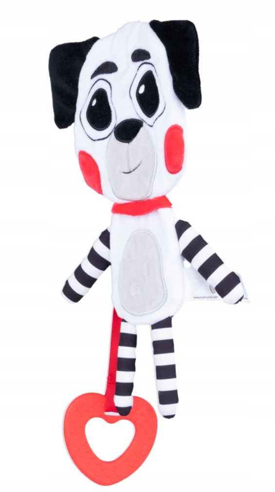 BALIBAZOO SZELEŚCIK KONTRASTOWY PIESEK + GRYZAK 0M++