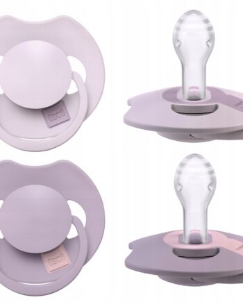 LOVI SMOCZEK DYNAMICZNY SILIKONOWY PRIME W ETUI 6-18M LILAC VIOLET 2 SZTUKI