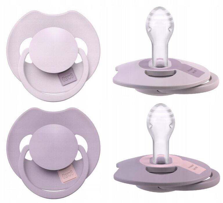 LOVI SMOCZEK DYNAMICZNY SILIKONOWY PRIME W ETUI 6-18M LILAC VIOLET 2 SZTUKI