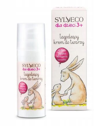 SYLVECO KREM NATURALNY ŁAGODZĄCY DO TWARZY DLA DZIECI 3+ MALINOWY 50ML