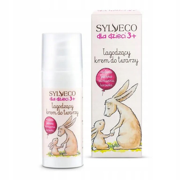 SYLVECO KREM NATURALNY ŁAGODZĄCY DO TWARZY DLA DZIECI 3+ MALINOWY 50ML