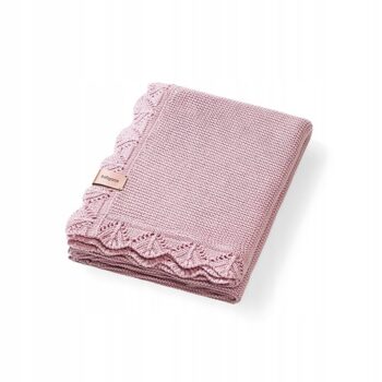 BABYONO KOCYK BAMBUSOWY NIEMOWLĘCY RÓŻOWY 75X100CM 1674/01