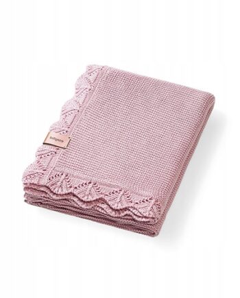 BABYONO KOCYK BAMBUSOWY NIEMOWLĘCY RÓŻOWY 75X100CM 1674/01