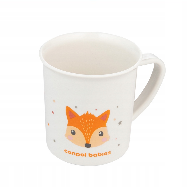 CANPOL KUBEK PLASTIKOWY Z UCHEM DLA DZIECKA 170ML CUTE ANIMALS