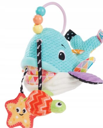 BALIBAZOO ZABAWKA WIELORYB DELUXE SENSORYCZNA DZWONECZEK 0M+