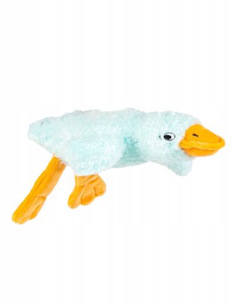 BALIBAZOO SENSORYCZNA GĘŚ BŁĘKITNA MIĘKKA WYPEŁNIONA KULKAMI 0M+