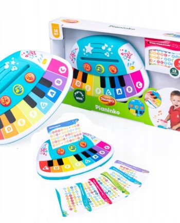 DUMEL PIANINKO DŹWIĘKI MELODIE ŚWIATŁO 18M+