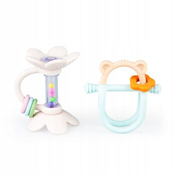 GiliGums ZESTAW STARTOWY DWUPAK GRYZAK I GRZECHOTKA PASTELOWE