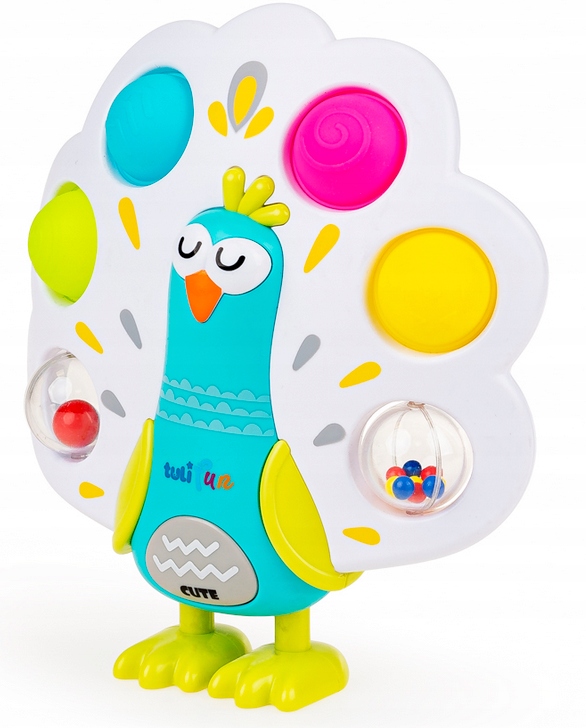 TULIFUN ZABAWKA SENSORYCZNA GRZECHOCZĄCY PAW POP IT 12M+