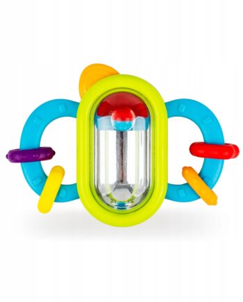 TULIFUN ZABAWKA SENSORYCZNA GRZECHOTKA LUSTRZANA GRYZAK 3M+