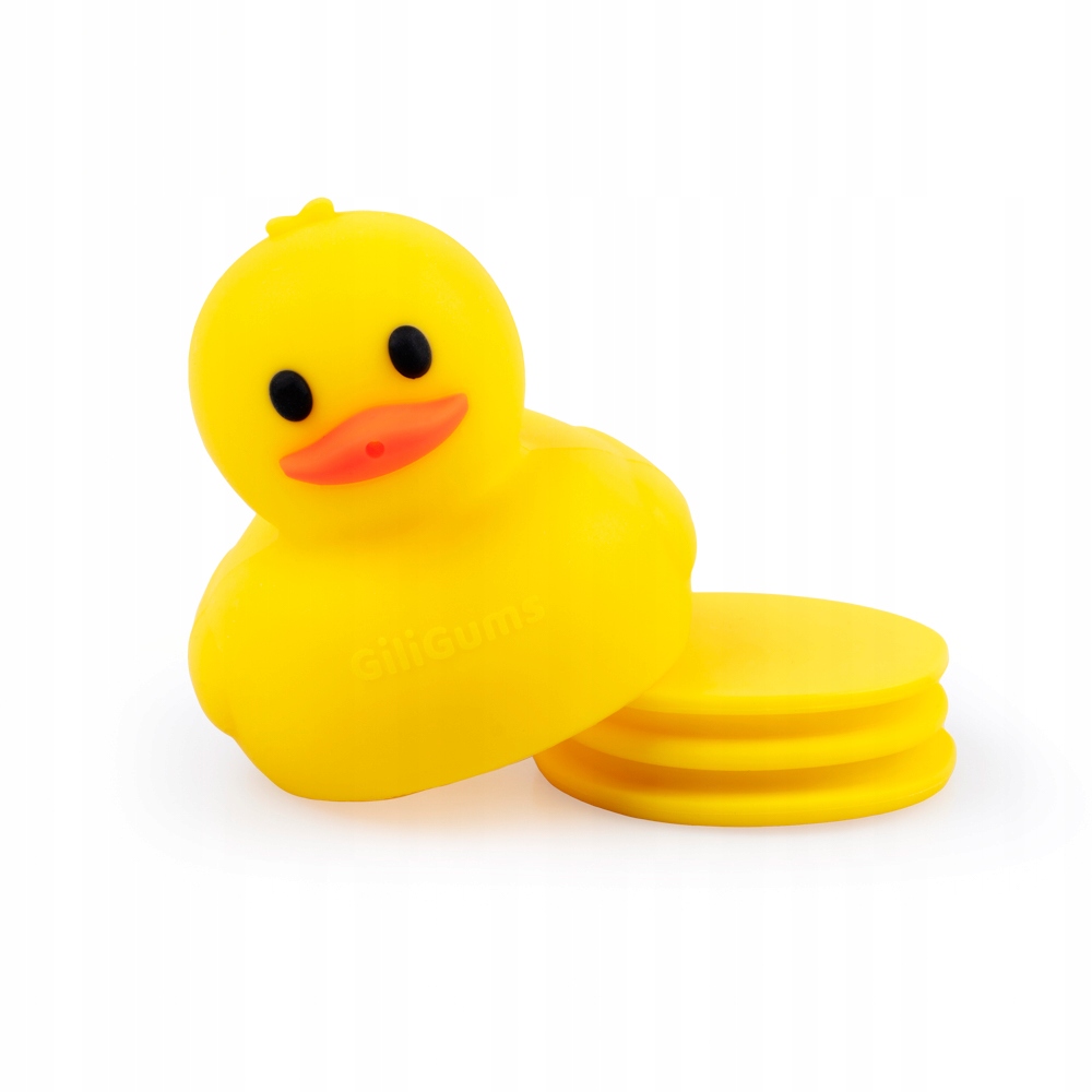 GiliGums MIĘCIUTKIE KACZUSZKI 3 SZT DO KĄPIELI Z WYJMOWANYM SPODEM 10M+