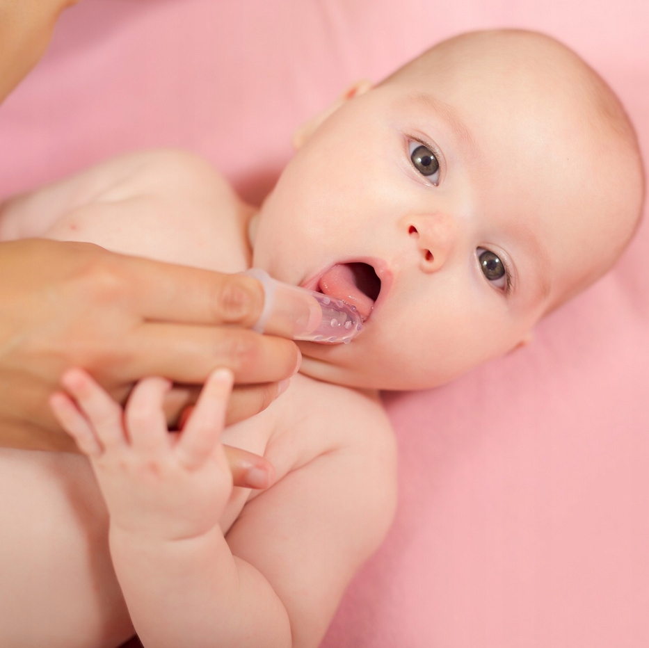 BOCIOLAND SILIKONOWA SZCZOTECZKANA PALEC DO MASAŻU DZIĄSEŁEK NA ZĄBKOWANIE