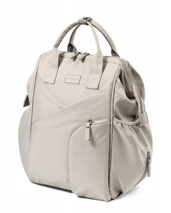 BABYONO PLECAK DLA MAMY POJEMNY 12 KIESZENI MODERN STYLE BEŻOWY 1649/02