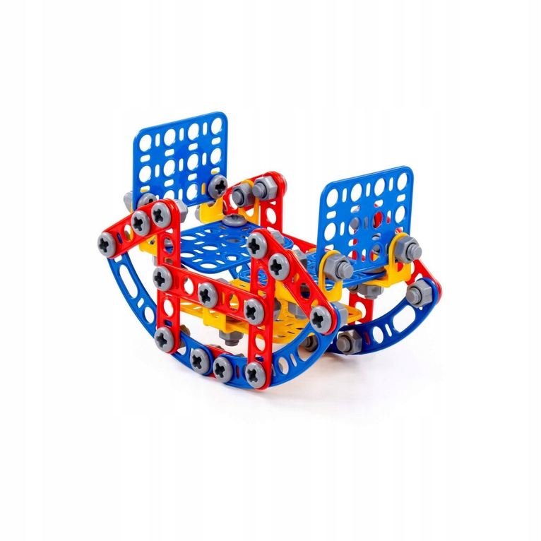 POLESIE KLOCKI KONSTRUKCYJNE ZESTAW WYNALAZCA HUŚTAWKA 121 ELEMENTÓW