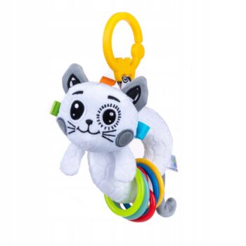 BALIBAZOO ZAWIESZKA KOT Z GRZECHOTKĄ METKI GRZECHOTKA 0M+