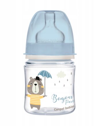 CANPOL Butelka szeroka antyk. 120ml BONJOUR PARIS